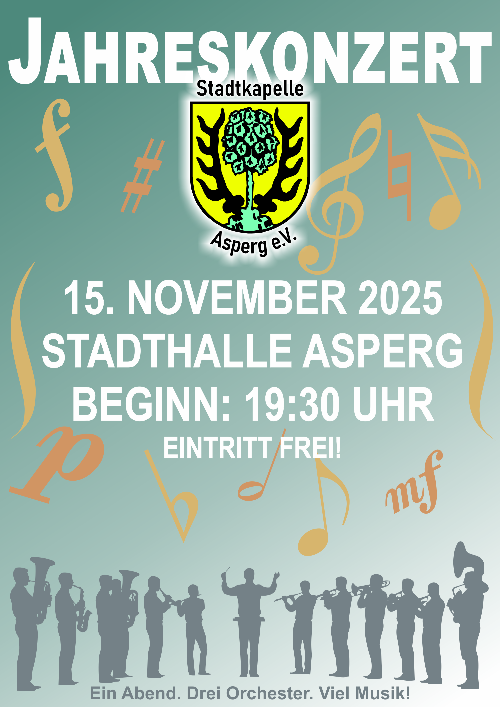Plakat Jahreskonzert 2025.03
